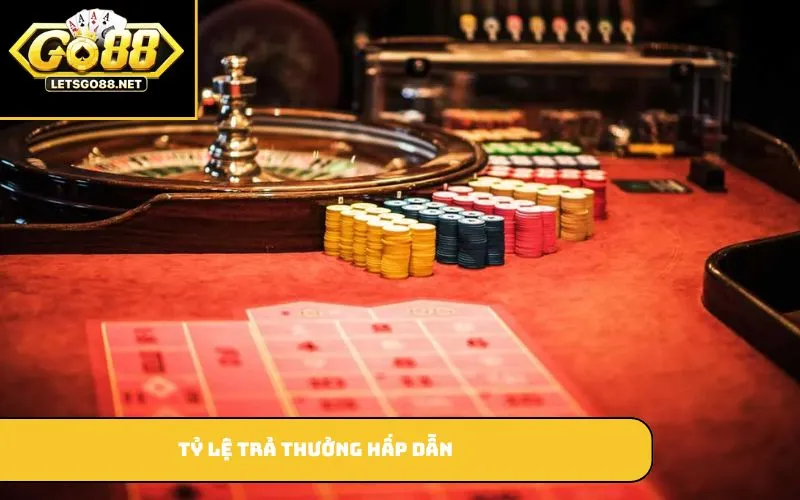 Tỷ lệ trả thưởng hấp dẫn