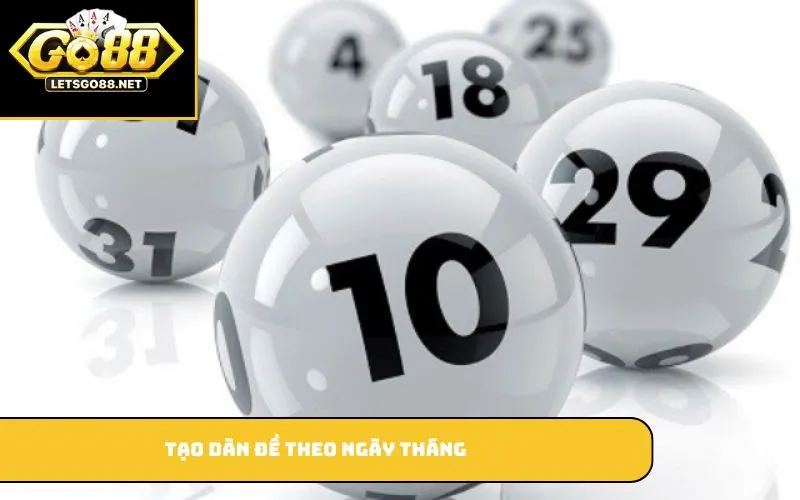 Tạo dàn đề theo ngày tháng