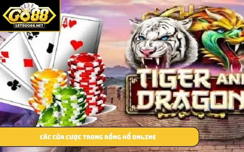 Các cửa cược trong Rồng hổ online 