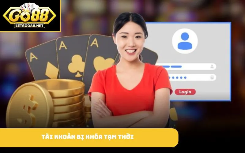 Tài khoản bị khóa tạm thời